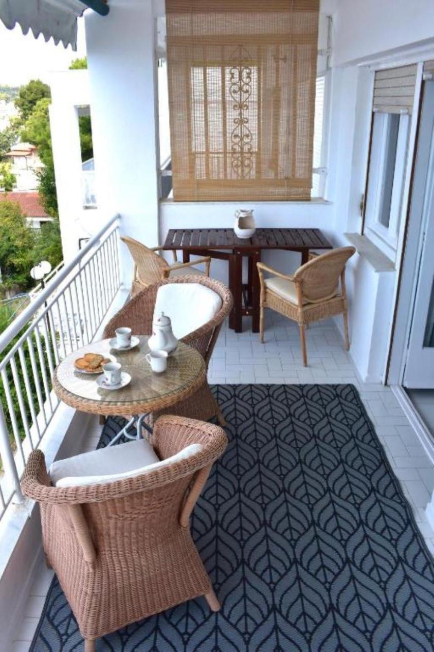 Cozy Seaview Apartment Siviri Esterno foto